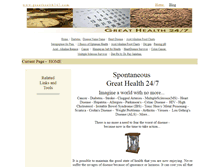 Tablet Screenshot of greathealth247.com